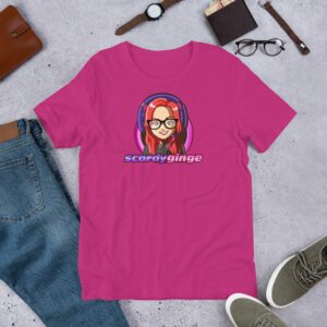 Scardy Ginge Gaming Short-Sleeve Unisex T-Shirt - Image 12