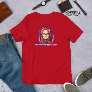 Scardy Ginge Gaming Short-Sleeve Unisex T-Shirt - Image 11