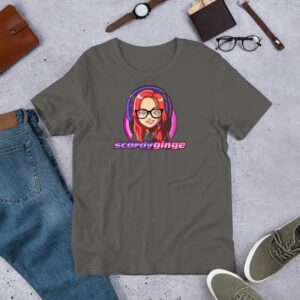 Scardy Ginge Gaming Short-Sleeve Unisex T-Shirt - Image 5