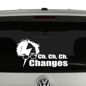 Bernie Changes David Bowie Parody Political Vinyl Decal Sticker