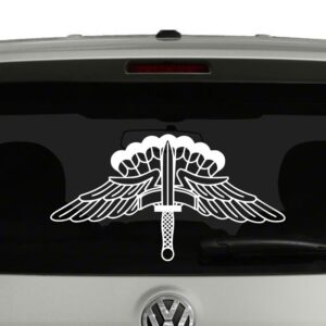 Military Freefall Parachutist Badge Vinyl Decal Sticker