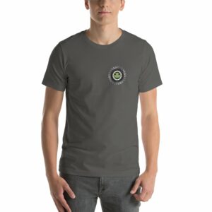 Cosmic Frogs Vinyl Short-Sleeve Unisex T-Shirt - Image 4
