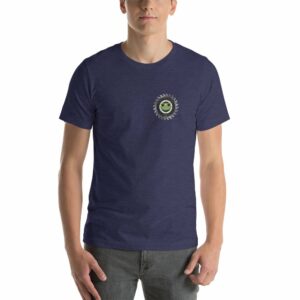 Cosmic Frogs Vinyl Short-Sleeve Unisex T-Shirt - Image 2