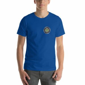 Cosmic Frogs Vinyl Short-Sleeve Unisex T-Shirt - Image 11