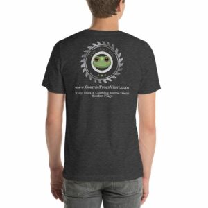 Cosmic Frogs Vinyl Short-Sleeve Unisex T-Shirt - Image 6