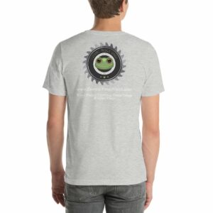 Cosmic Frogs Vinyl Short-Sleeve Unisex T-Shirt - Image 10