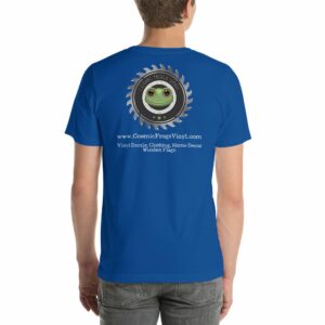 Cosmic Frogs Vinyl Short-Sleeve Unisex T-Shirt - Image 12