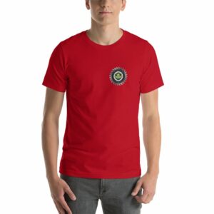 Cosmic Frogs Vinyl Short-Sleeve Unisex T-Shirt - Image 13