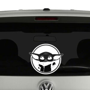 Baby Yoda Star Wars Inspired Mandalorian Car Sticker Truck Window Vinyl Decal