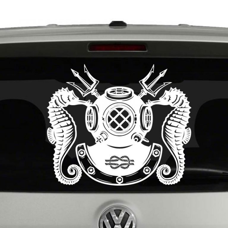 Navy Master Diver Military Badge Vinyl Decal Sticker