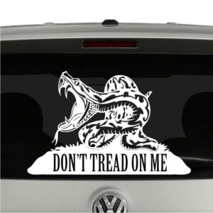 Don't Tread on Me Gadsden Flag Snake Vinyl Decal Sticker