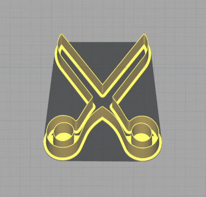 Scissor Shaped Cookie Cutter Teachers Crafters