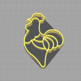 Rooster Chicken Shaped Cookie Cutter Chicken Lovers