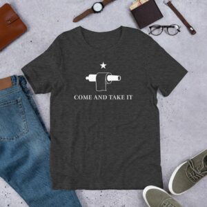 Toilet Paper Gonzales Come and Take It Flag Short-Sleeve Unisex T-Shirt