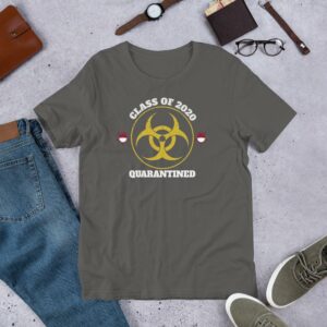 Class of 2020 Quarantined Short-Sleeve Unisex T-Shirt - Image 5