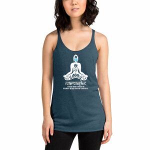 Namaske: The Mask I Wear To Protect You Women's Racerback Tank - Image 3
