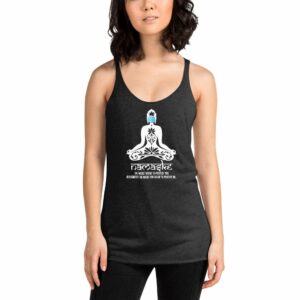 Namaske: The Mask I Wear To Protect You Women's Racerback Tank - Image 2