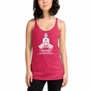 Namaske: The Mask I Wear To Protect You Women's Racerback Tank - Image 11