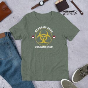 Class of 2020 Quarantined Short-Sleeve Unisex T-Shirt - Image 3