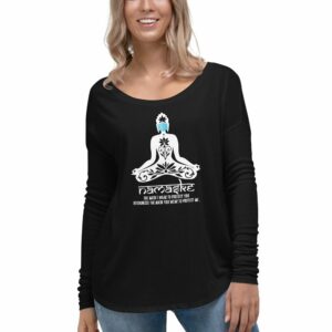Namaske: The Mask I Wear To Protect You, Ladies' Long Sleeve Tee - Image 2