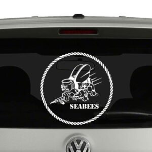 Navy Seabees Vinyl Decal Sticker