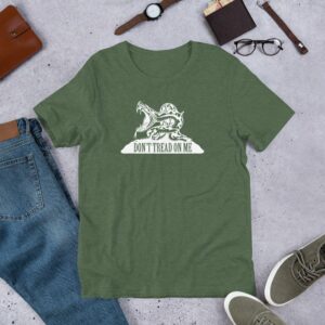 Dont Tread On Me Snake Gadsden Flag Short-Sleeve Unisex T-Shirt - Image 8
