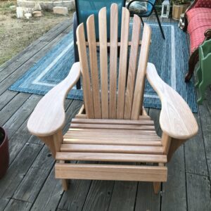 Adirondack Chair Custom Handcrafted Hardwood Chair