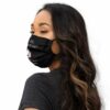 Unicorn I Was Like Whatever Bitches Premium face mask - Image 3