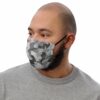 Grey Camouflage Premium face mask - Image 2