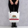 California Flag Surfing BearTote bag - Image 2