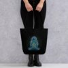 Meditating Lotus Asana Seven Chakras Meditation Yoga Tote bag - Image 2