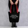 Feeling IDGAF-Ish Today Snarky Funny Tote bag