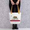 California Flag Surfing BearTote bag - Image 3