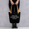 Feeling IDGAF-Ish Today Snarky Funny Tote bag - Image 3
