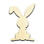 Bunny Rabbit Easter - Laser Cut Out Unfinished Wood Shape Craft Supply