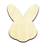 Bunny Head Easter - Laser Cut Out Unfinished Wood Shape Craft Supply