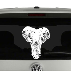 Elephant Lovers Mandala Strength Power Wisdom Vinyl Decal Sticker