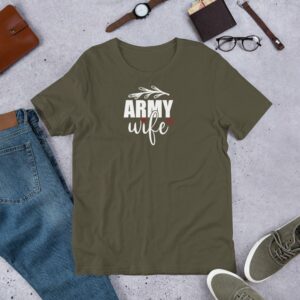 Army Wife Military Spouse Short-Sleeve Unisex T-Shirt - Image 6