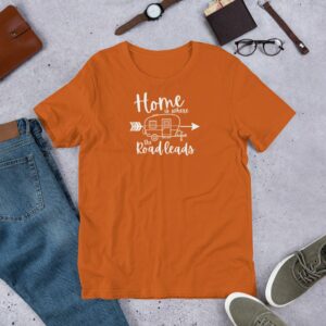 Home is Where the Road Leads Short-Sleeve Unisex T-Shirt - Image 9