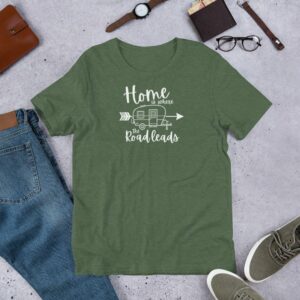 Home is Where the Road Leads Short-Sleeve Unisex T-Shirt - Image 7