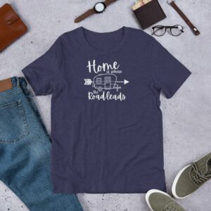 Home is Where the Road Leads Short-Sleeve Unisex T-Shirt - Image 4