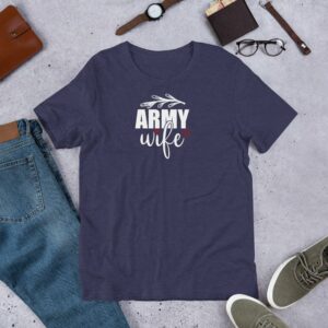 Army Wife Military Spouse Short-Sleeve Unisex T-Shirt - Image 4