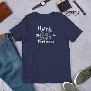 Home is Where the Road Leads Short-Sleeve Unisex T-Shirt - Image 2