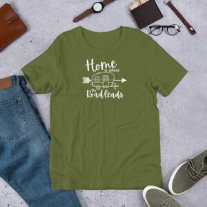 Home is Where the Road Leads Short-Sleeve Unisex T-Shirt - Image 8