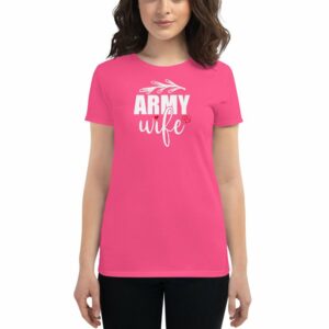 Army Wife Military Spouse Women's short sleeve t-shirt - Image 10