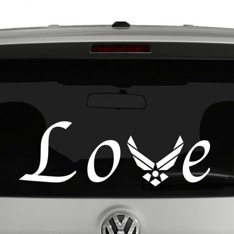 Air Force Love Vinyl Decal Sticker