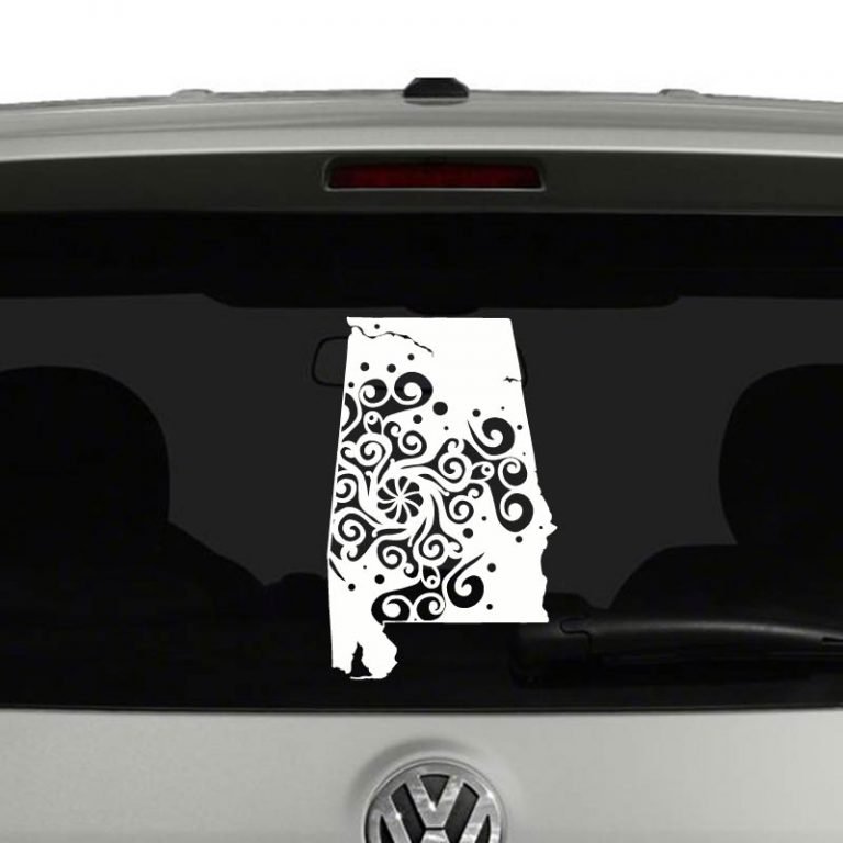 Alabama Mandala Vinyl Decal Sticker