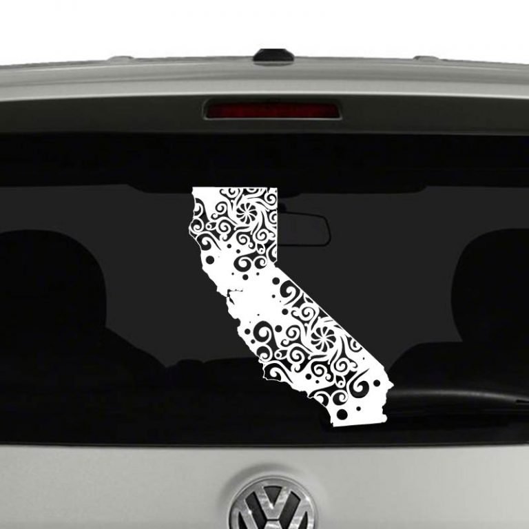 California Mandala Vinyl Decal Sticker