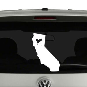 California Heart I Love California Vinyl Decal Sticker