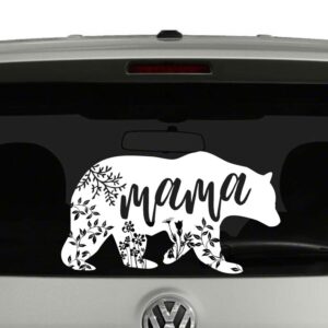 Mama Bear Floral Mandala Vinyl Decal Sticker